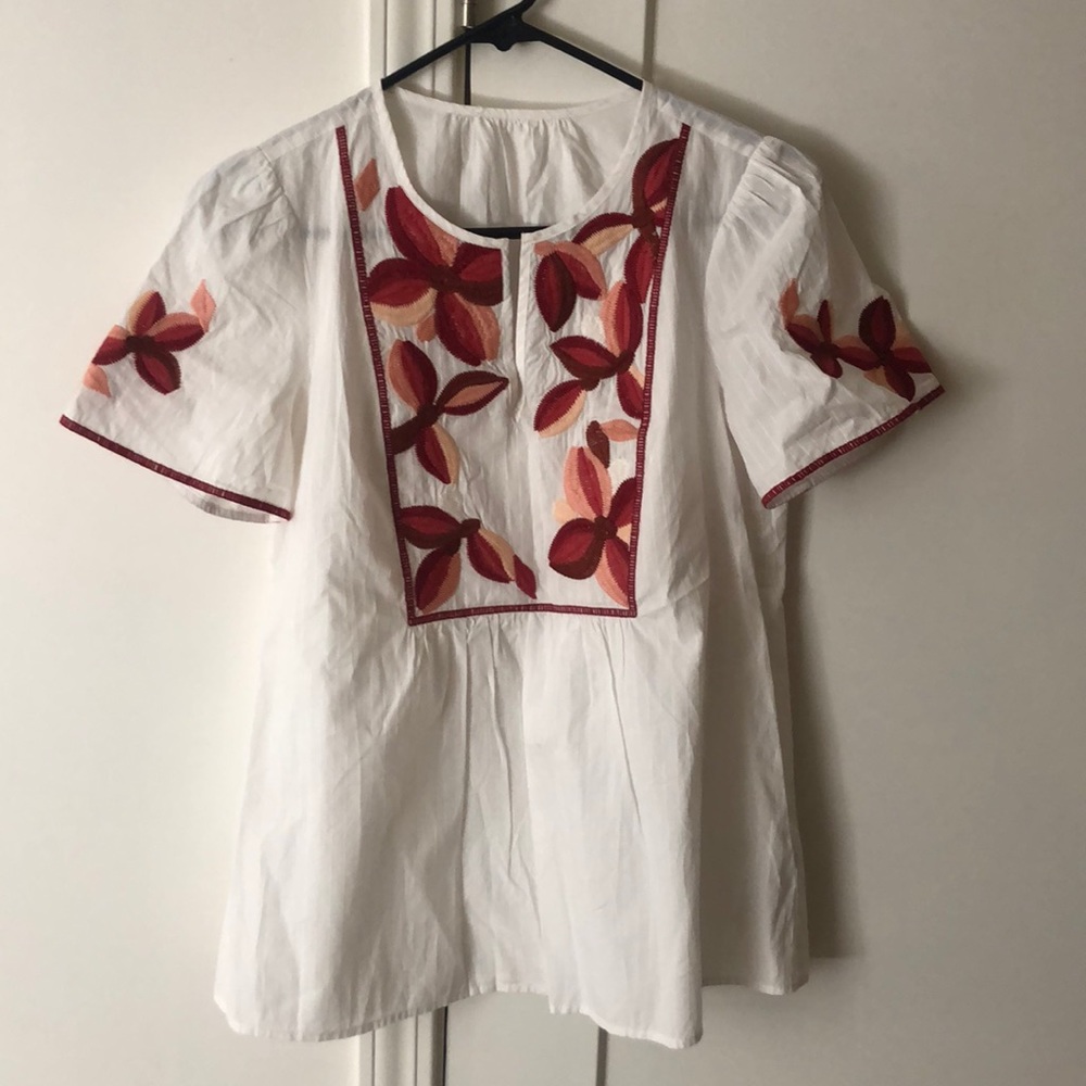 Madewell embroidered to size small